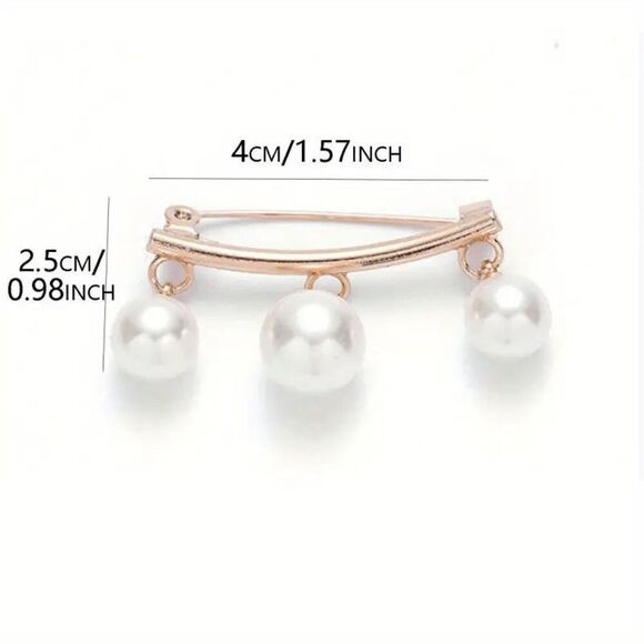 Pearl Pin Brooch - Picture 8 of 8